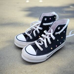 Converse Chuck Taylor All Star High Top Youth Platform Size 13